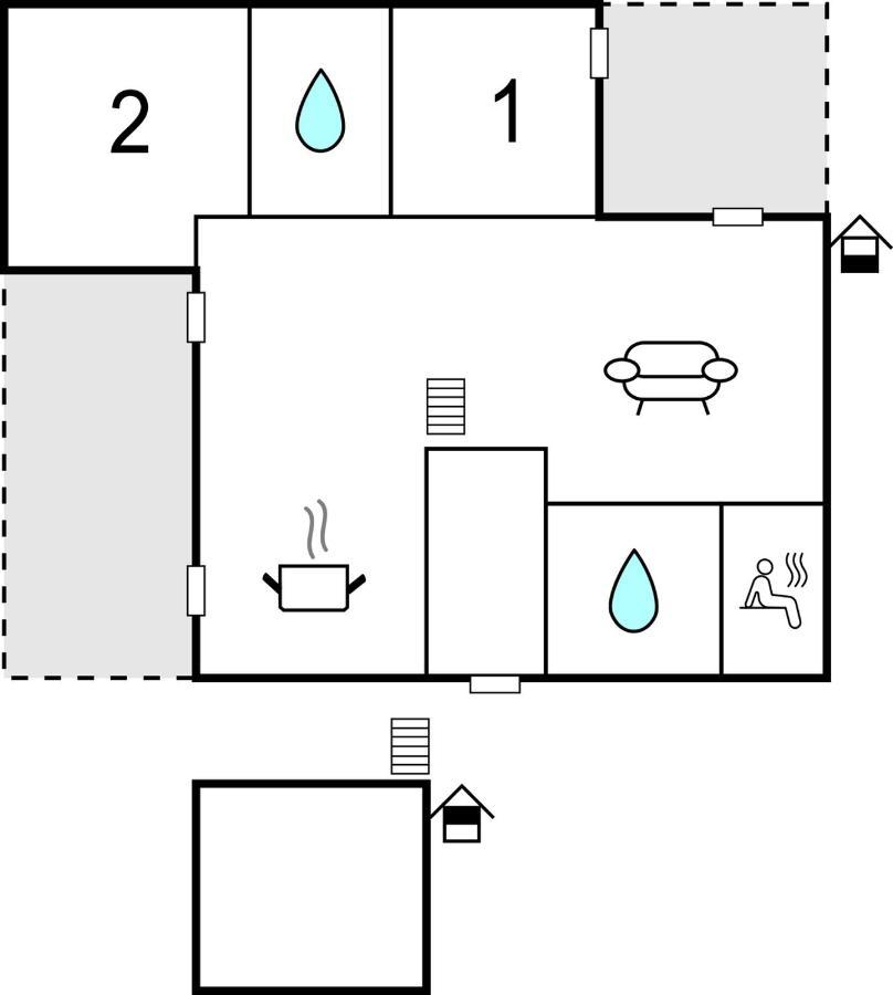 2 Bedroom Cozy Home In Lembruch-Duemmer See Екстериор снимка
